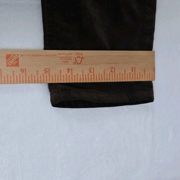 AG Goldschmied Legging Ankle Women’s Brown Stretch Corduroy Skinny Jeans Size 27 - Picture 8 of 11